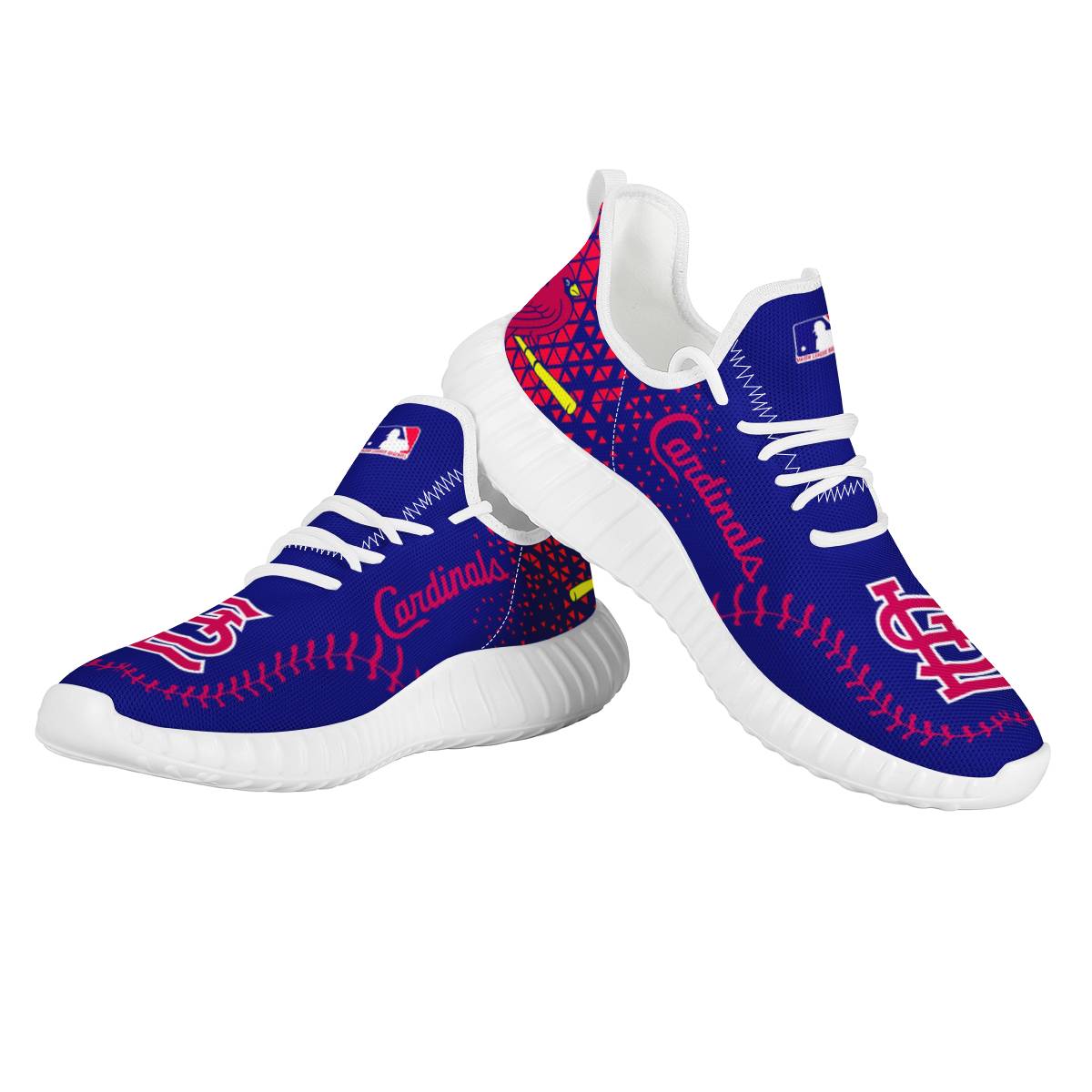 Men's St. Louis Cardinals Mesh Knit Sneakers/Shoes 002